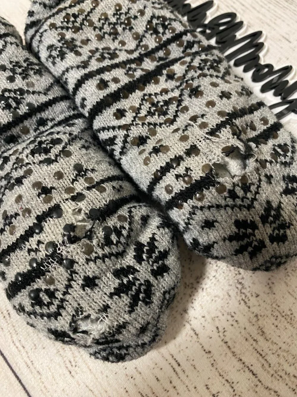 3 Pack Winter Warm Grippy Fuzzy Ankle Slipper Socks - Penguin Polar Bear Panda